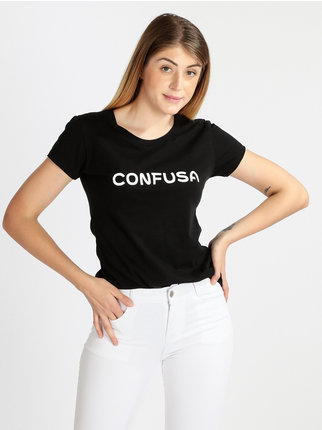 Women's T-shirt with writing