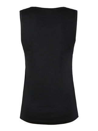Women's thermal underwear tank top with wide shoulder