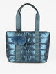 Women's tote bag in quilted fabric