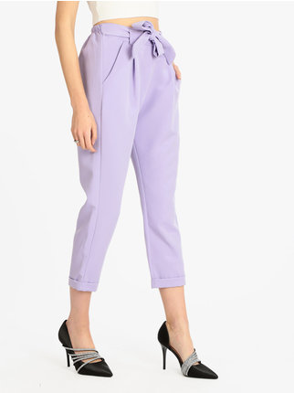 Women's trousers with bow