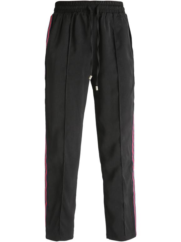 Women's trousers with side stripes
