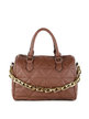 Women's trunk bag with chain