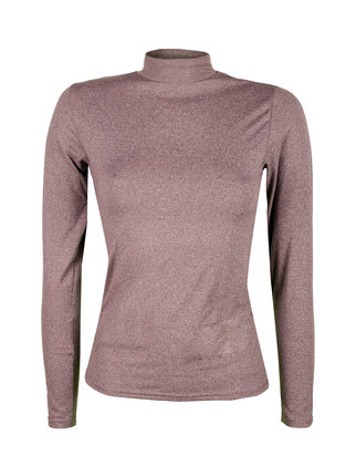 Women's turtleneck sweater in microfiber