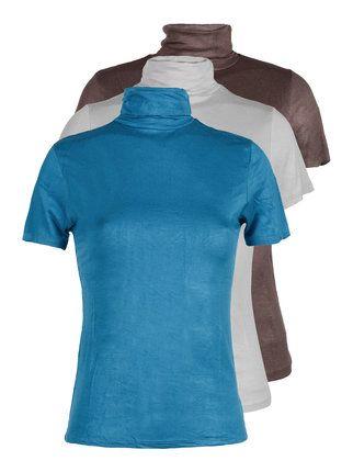Women's turtleneck t-shirt  3-piece pack