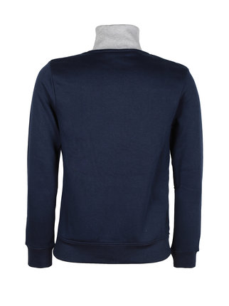 Women's two-tone sporty sweatshirt with zip