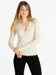 Women's V-neck cardigan with buttons