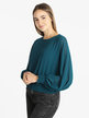 Women's voile blouse with batwing sleeves