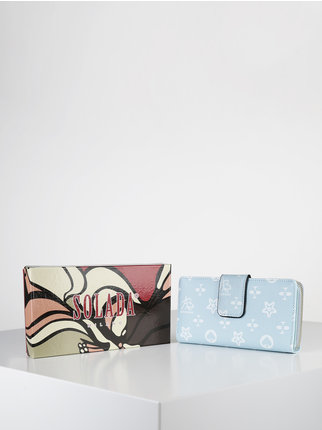 Women's wallet with prints