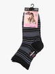 Women's warm cotton short socks, pack of 3 pairs
