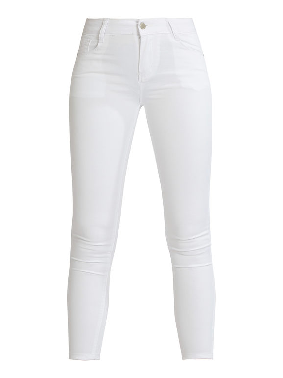 Women's white push-up jeans