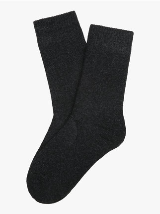 Women's wool blend short socks