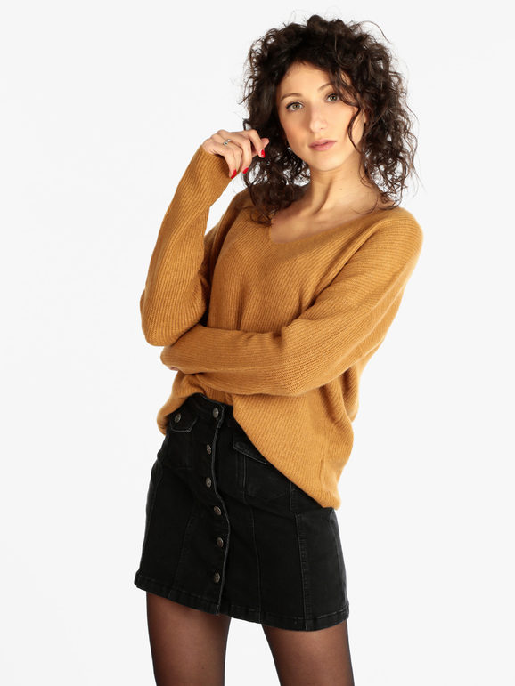 Women's wool blend sweater