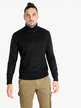 Wool blend turtleneck sweater for men